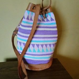 GUATEMALAN WOVEN DUFFLE BAG